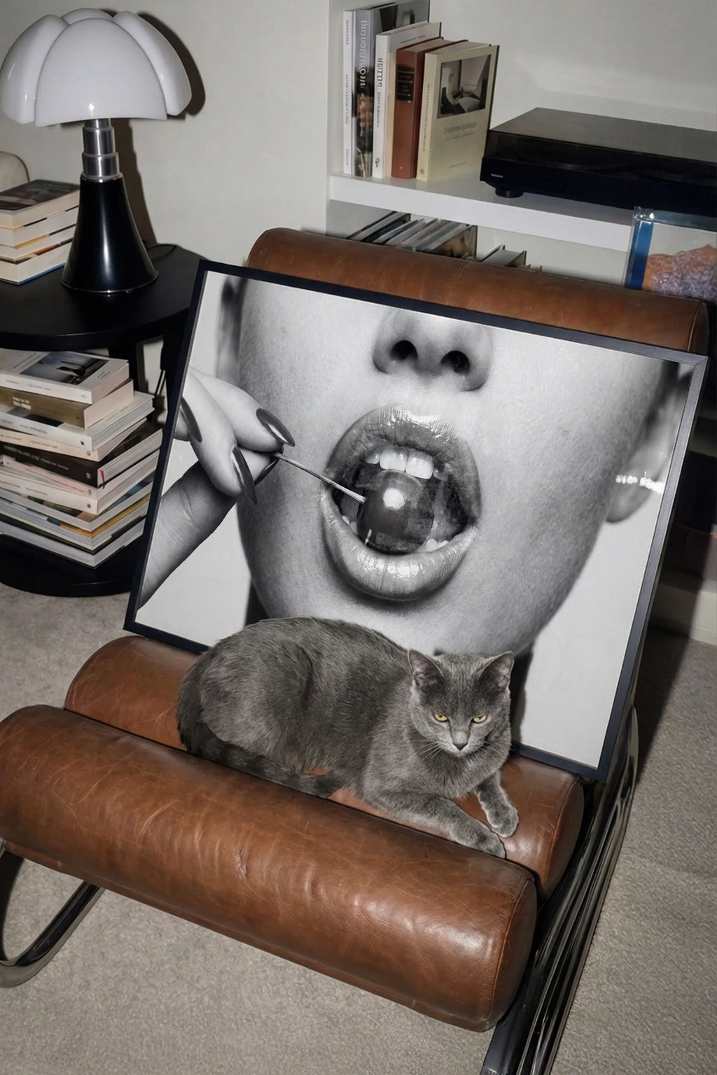Cherry Bomb - Black and White Poster Print | Fashion Wall Art | Digital Download or Physical Print