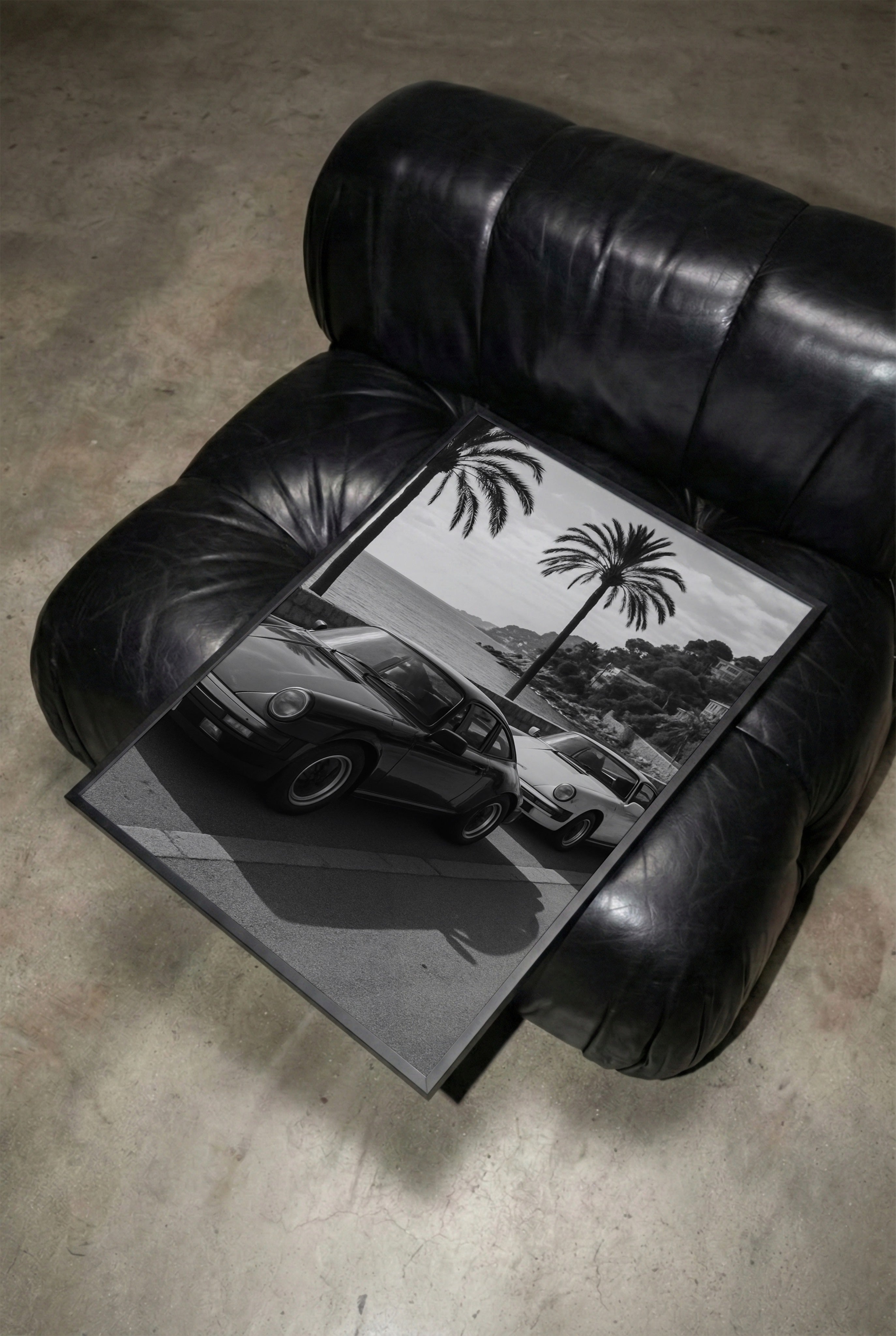 French Rivera - Black and White Wall Art | Vintage Art Prints | Instant Printable Download or Physical Print