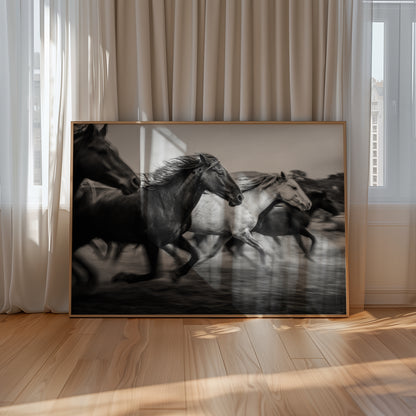 Freedom -  Black and White Wall Art | Western Art Prints | Instant Printable Download or Physical Print