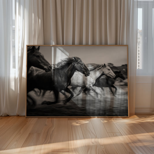 Freedom - Black and White Poster Print | Monochrome Wall Art | Digital Download or Physical Print