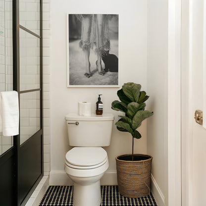 Kitty Kitty - Black and White Wall Art | Modern Art Prints | Instant Printable Download or Physical Print