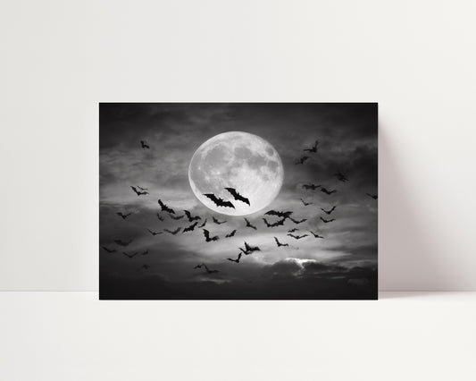 After Dark - Black and White Poster Print | Monochrome Wall Art | Digital Download or Physical Print Available
