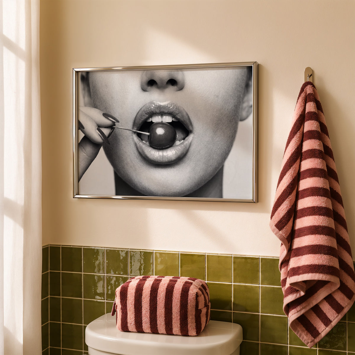 Cherry Bomb - Black and White Poster Print | Fashion Wall Art | Digital Download or Physical Print