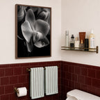 Delicate Orchid I- Black and White Wall Art | Abstract Art Prints | Instant Printable Download or Physical Print