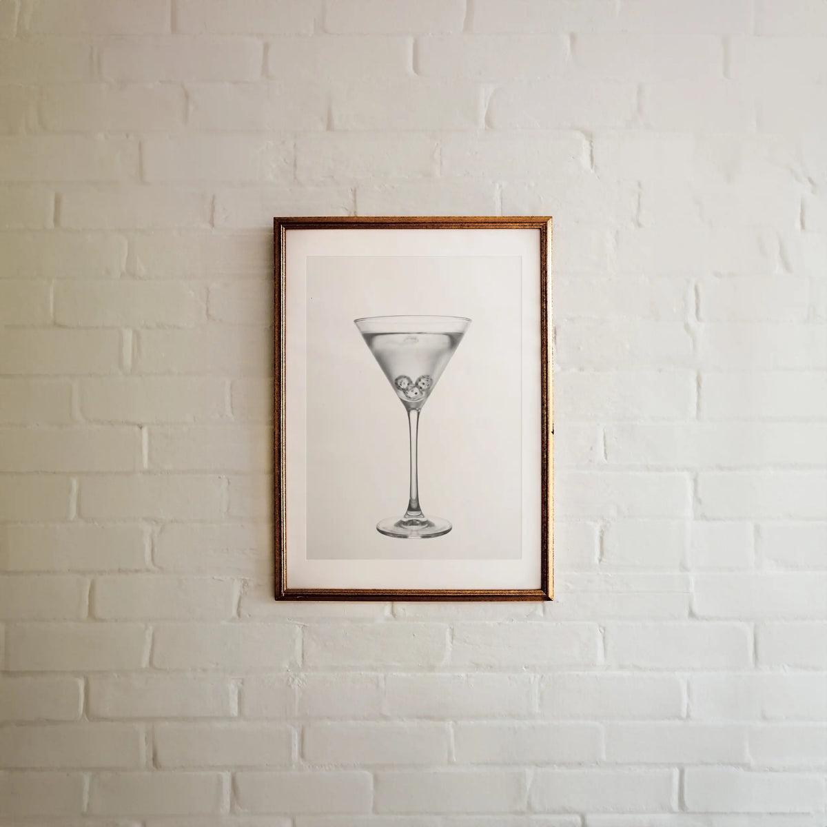 Playing Dirty - Black and White Poster Print | Cocktail Wall Art | Digital Download or Physical Print