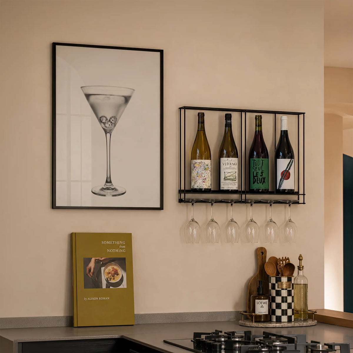 Playing Dirty - Black and White Poster Print | Cocktail Wall Art | Digital Download or Physical Print
