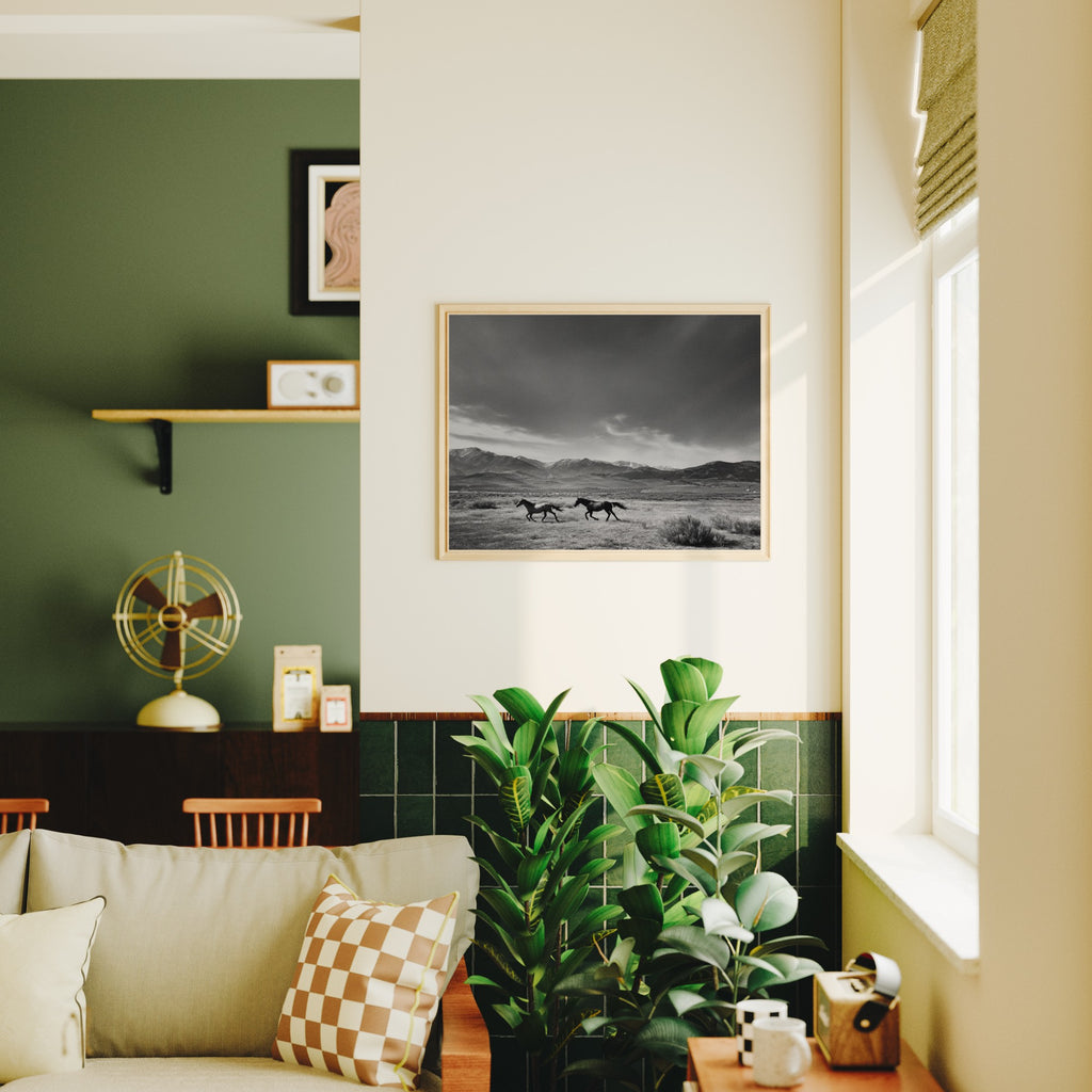 Freedom -  Black and White Wall Art | Western Art Prints | Instant Printable Download or Physical Print