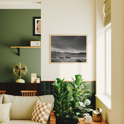 Freedom -  Black and White Wall Art | Western Art Prints | Instant Printable Download or Physical Print