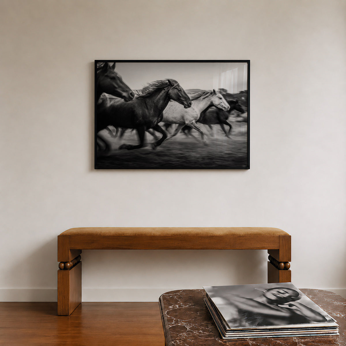 Freedom -  Black and White Wall Art | Western Art Print | Instant Printable Download or Physical Print