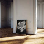 Tropical Bloom - Black and White Wall Art | Floral Art Prints | Instant Printable Download or Physical Print
