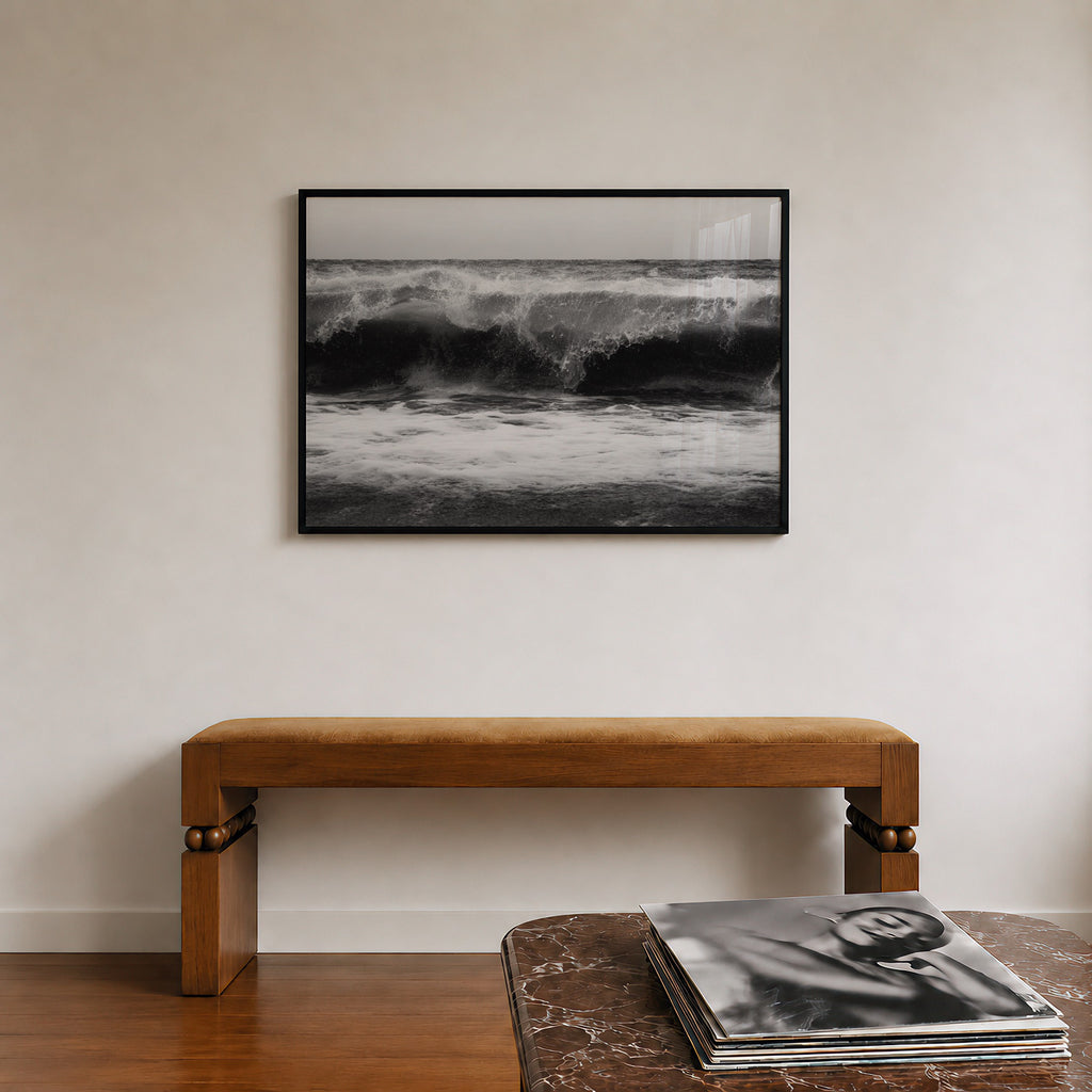 High Tide - Black and White Wall Art | Coastal  Art Print | Instant Printable Download or Physical Print