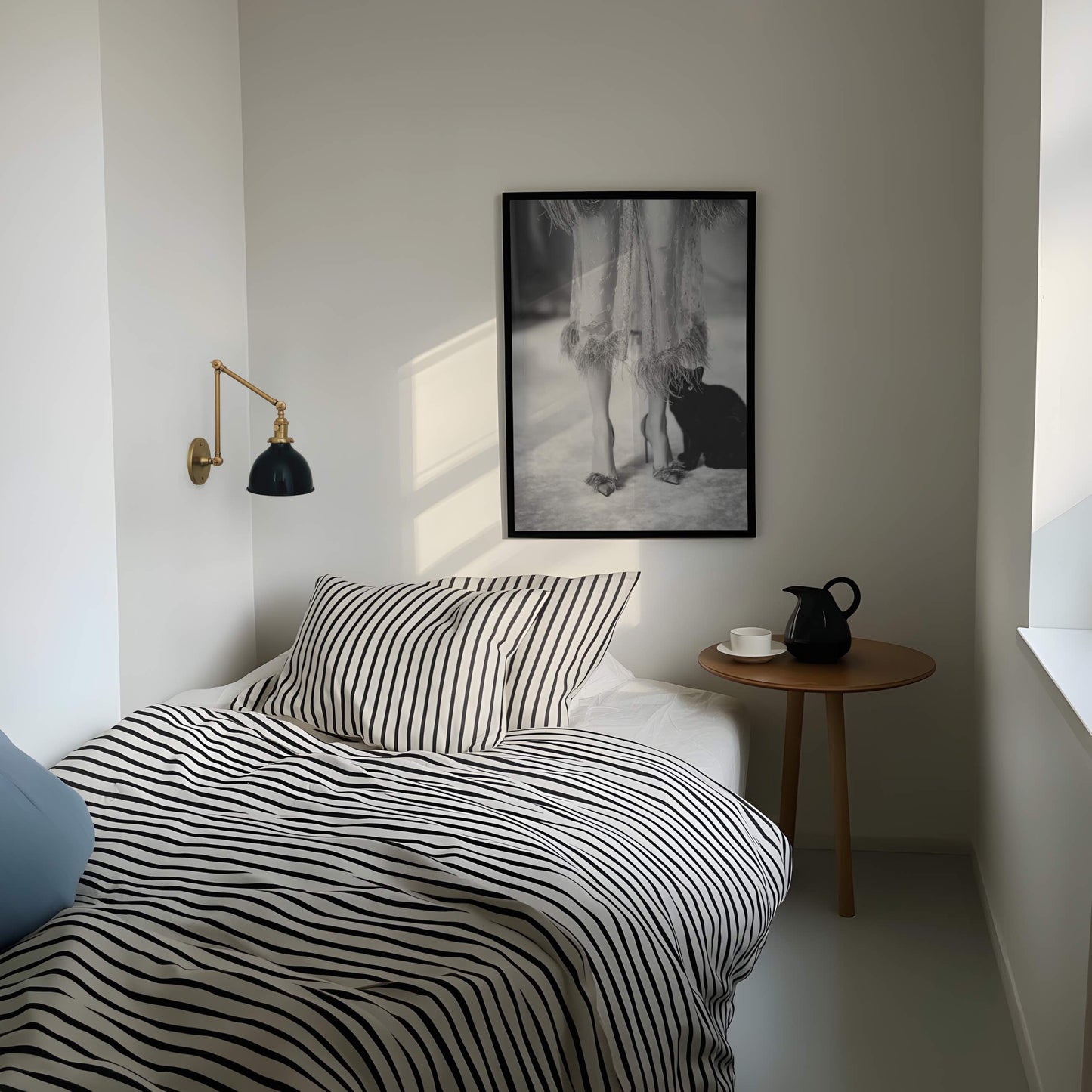 Kitty Kitty - Black and White Poster Print | Monochrome Wall Art | Digital Download or Physical Print