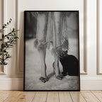 Kitty Kitty - Black and White Wall Art | Modern Art Prints | Instant Printable Download or Physical Print