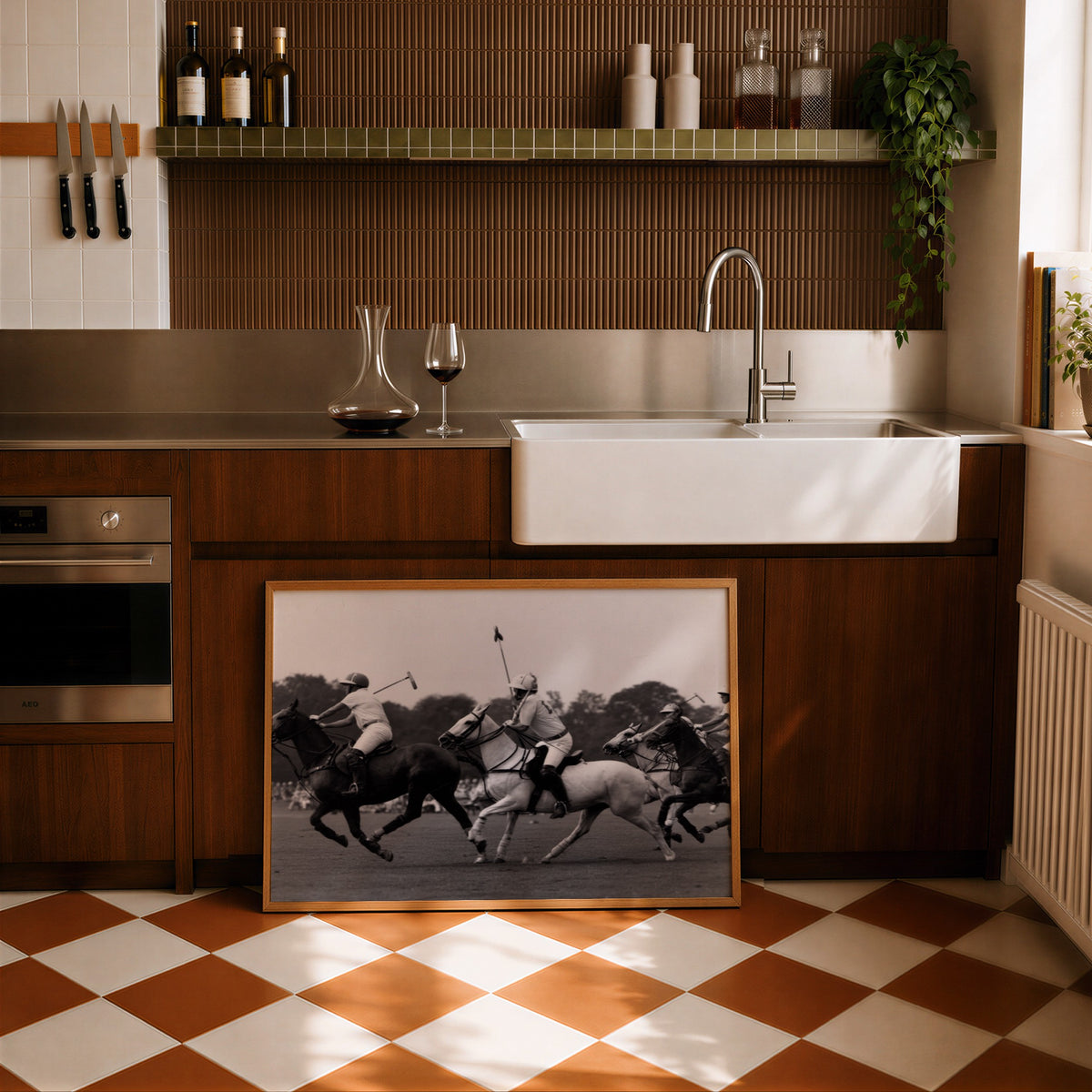 Polo Club - Black and White Wall Art | Vintage Art Prints | Instant Printable Download or Physical Print