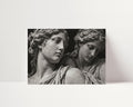 Set in Stone - Black and White Poster Print | Classical Sculpture Wall Art | Digital Download or Physical Print