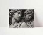 Set in Stone - Black and White Poster Print | Classical Sculpture Wall Art | Digital Download or Physical Print