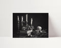 Spooky Season - Black and White Wall Art | Spooky Halloween Decor| Instant Printable Download or Physical Print