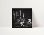Spooky Season - Black and White Wall Art | Spooky Halloween Decor| Instant Printable Download or Physical Print