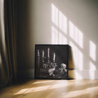 Spooky Season - Black and White Wall Art | Spooky Halloween Decor| Instant Printable Download or Physical Print
