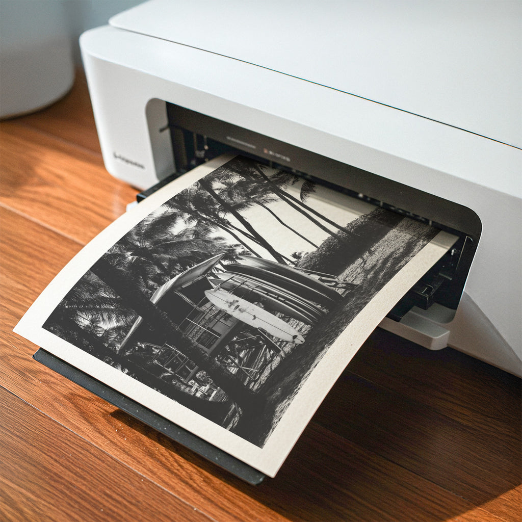 at home printer printing instant digital down load of surfs up poster print
