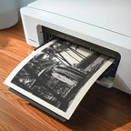 at home printer printing instant digital down load of surfs up poster print